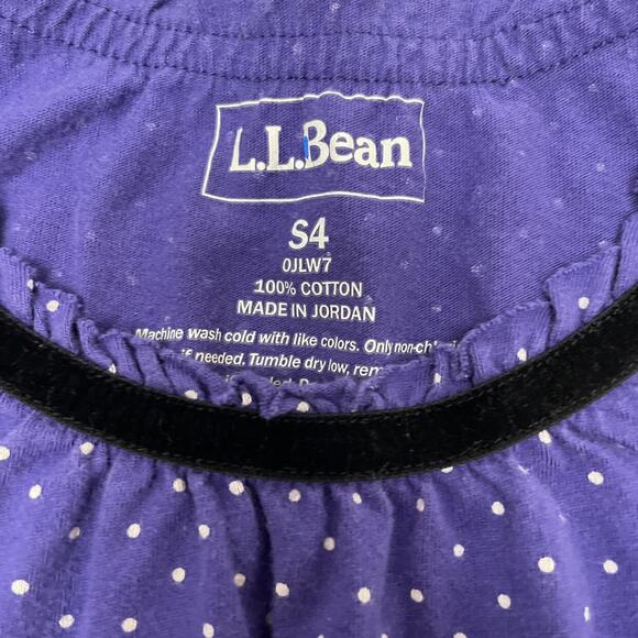 L.L. Bean Velvet Trim Dress - Picture 3 of 3